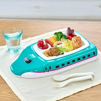 Amazon.co.jp: ハシートップイン ランチプレート のりもの/E5系
